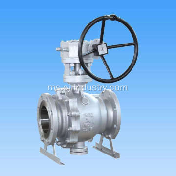 Cast Steel Trunnion Mount Ball Valve